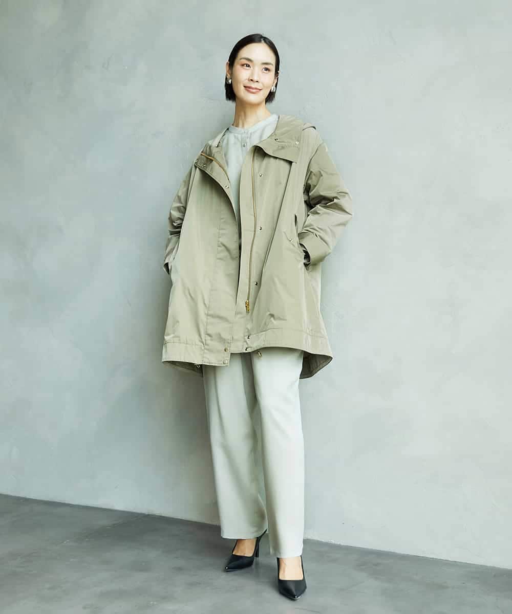 FMLAD19210 MICHEL KLEIN(ミッシェルクラン) [セットアップ対応]コージーパンツ ベージュ