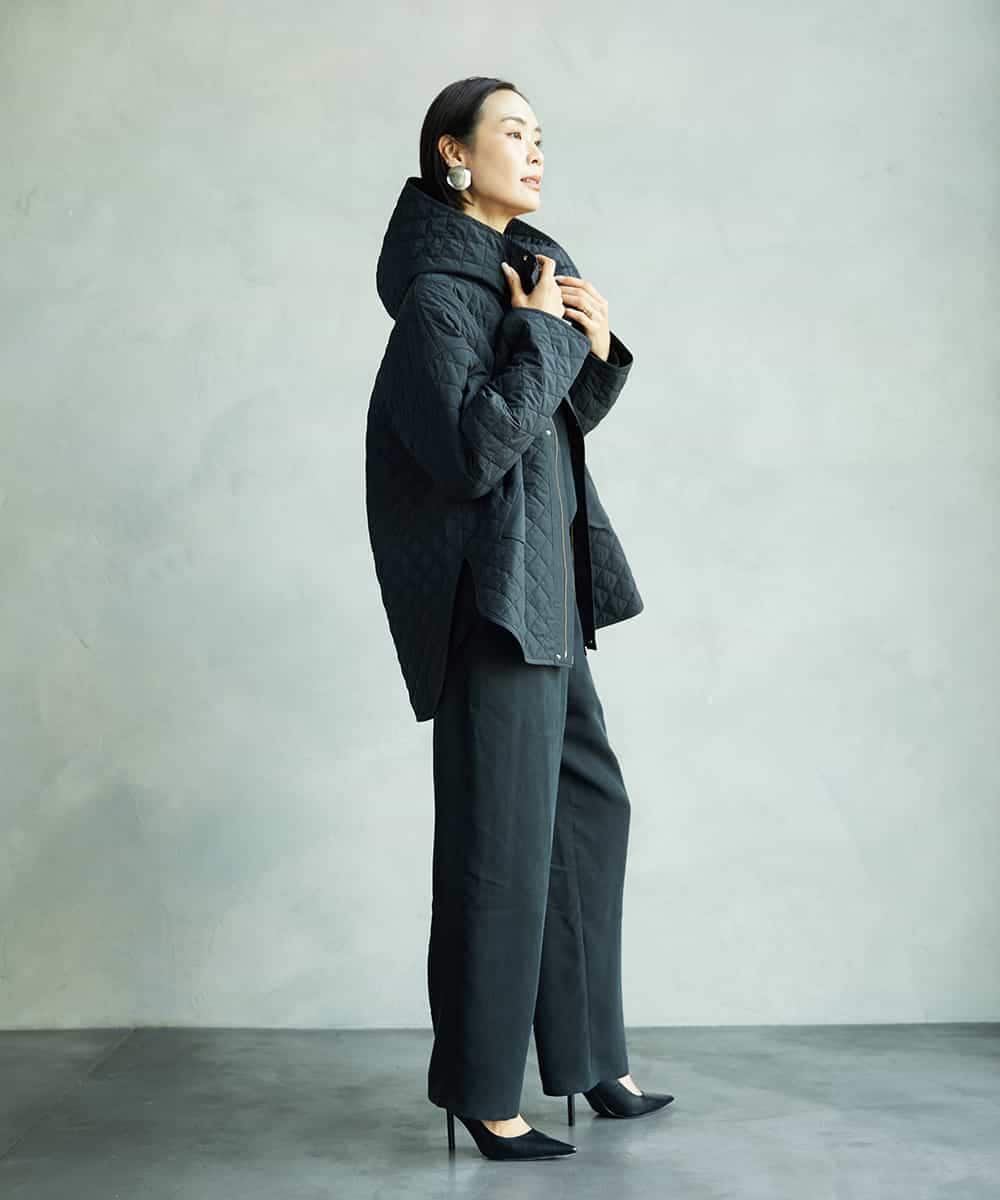 FMLAD19210 MICHEL KLEIN(ミッシェルクラン) [セットアップ対応]コージーパンツ ベージュ