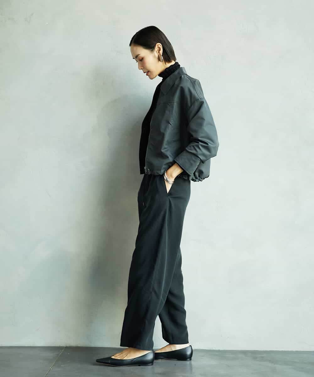 FMLAD19210 MICHEL KLEIN(ミッシェルクラン) [セットアップ対応]コージーパンツ ベージュ