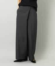 FMLAD21250 MICHEL KLEIN(ミッシェルクラン) ラップバレルパンツ ダークグレー