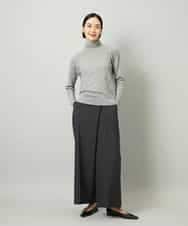 FMLAD21250 MICHEL KLEIN(ミッシェルクラン) ラップバレルパンツ ダークグレー