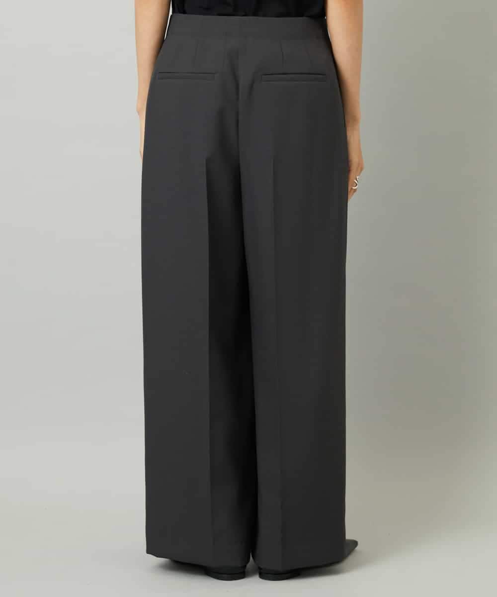 FMLAD21250 MICHEL KLEIN(ミッシェルクラン) ラップバレルパンツ ダークグレー