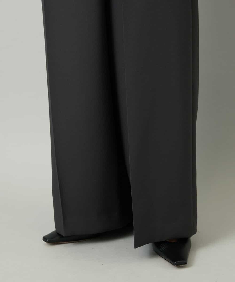 FMLAD21250 MICHEL KLEIN(ミッシェルクラン) ラップバレルパンツ ダークグレー