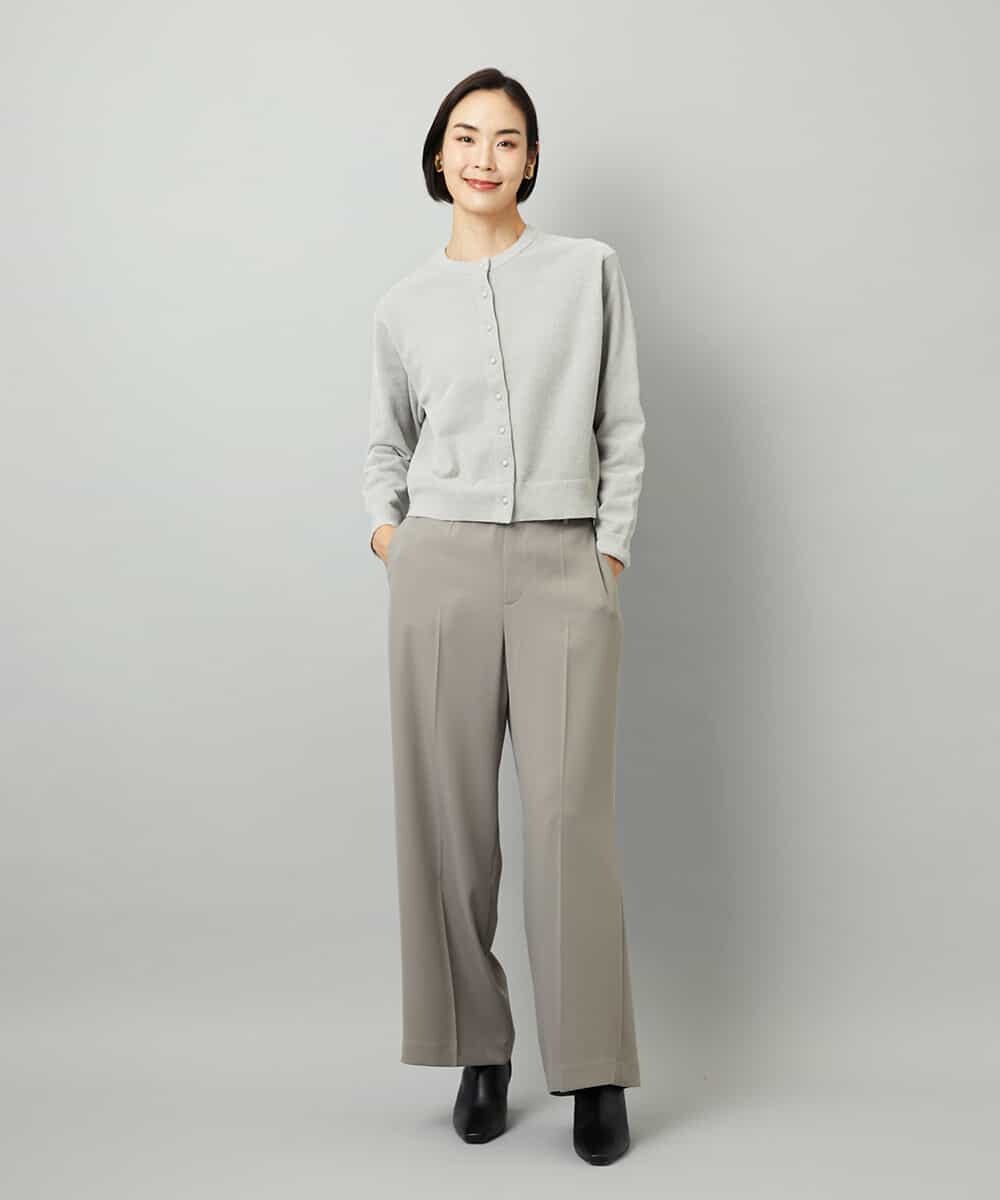 FMLAD25250 MICHEL KLEIN(ミッシェルクラン) [セットアップ対応]ワイドパンツ ネイビー