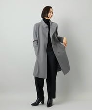 FMLAD30180 MICHEL KLEIN(ミッシェルクラン) ［定番人気/新色追加］裏起毛ワイドクロップドパンツ(機能素材) ベージュ