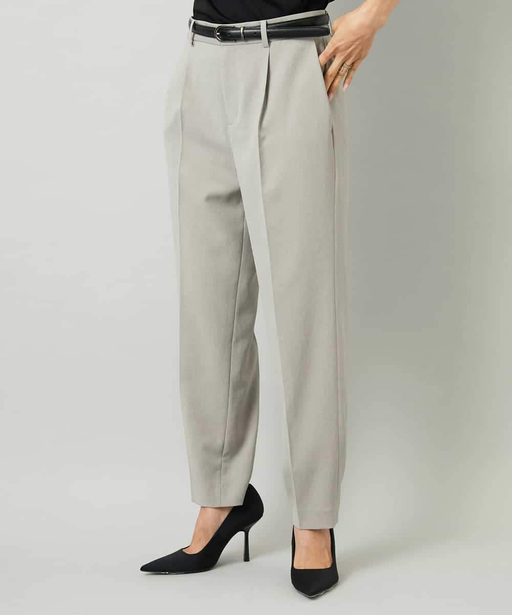 FMLAD35250 MICHEL KLEIN(ミッシェルクラン) [セットアップ対応]テーパードパンツ グレー