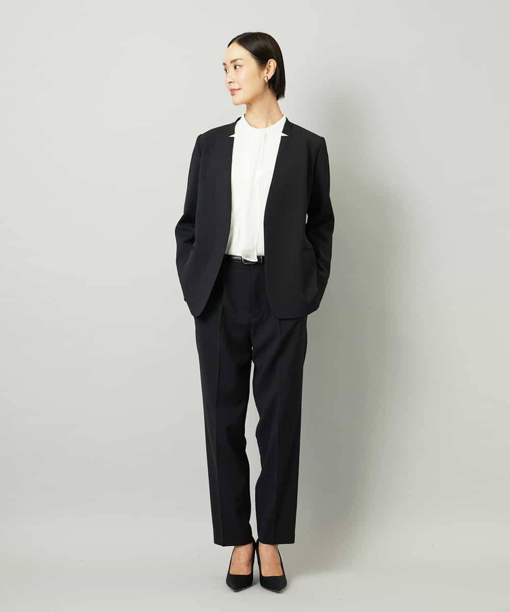 FMLAD35250 MICHEL KLEIN(ミッシェルクラン) [セットアップ対応]テーパードパンツ グレー