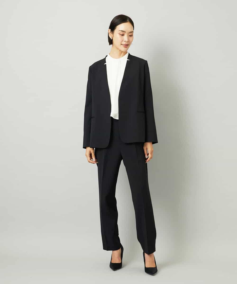 FMLAD35250 MICHEL KLEIN(ミッシェルクラン) [セットアップ対応]テーパードパンツ グレー