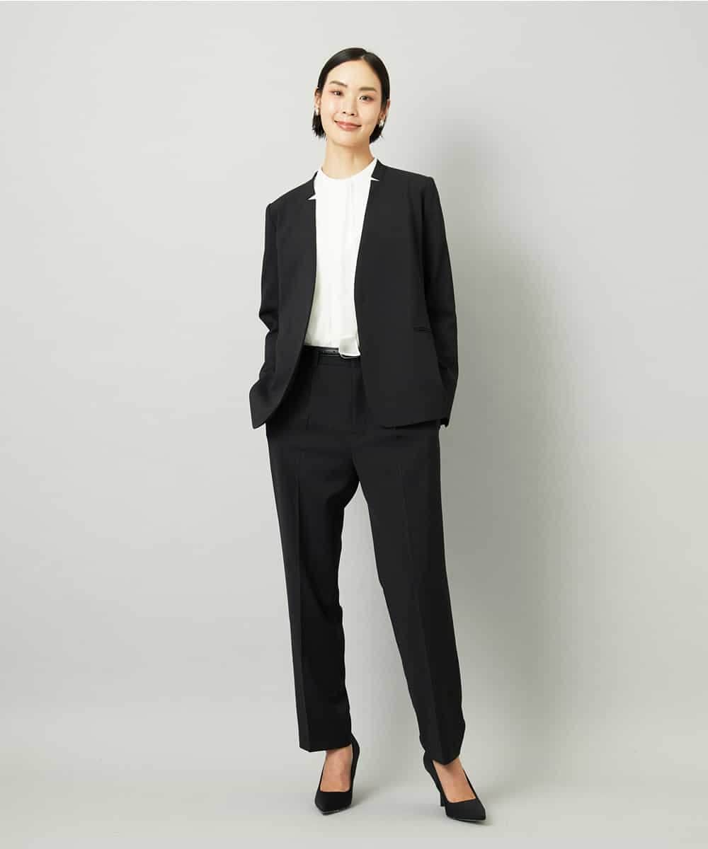 FMLAD35250 MICHEL KLEIN(ミッシェルクラン) [セットアップ対応]テーパードパンツ グレー