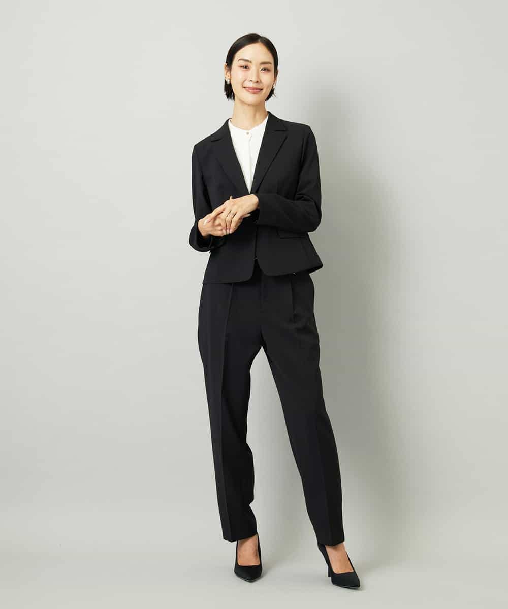 FMLAD35250 MICHEL KLEIN(ミッシェルクラン) [セットアップ対応]テーパードパンツ グレー