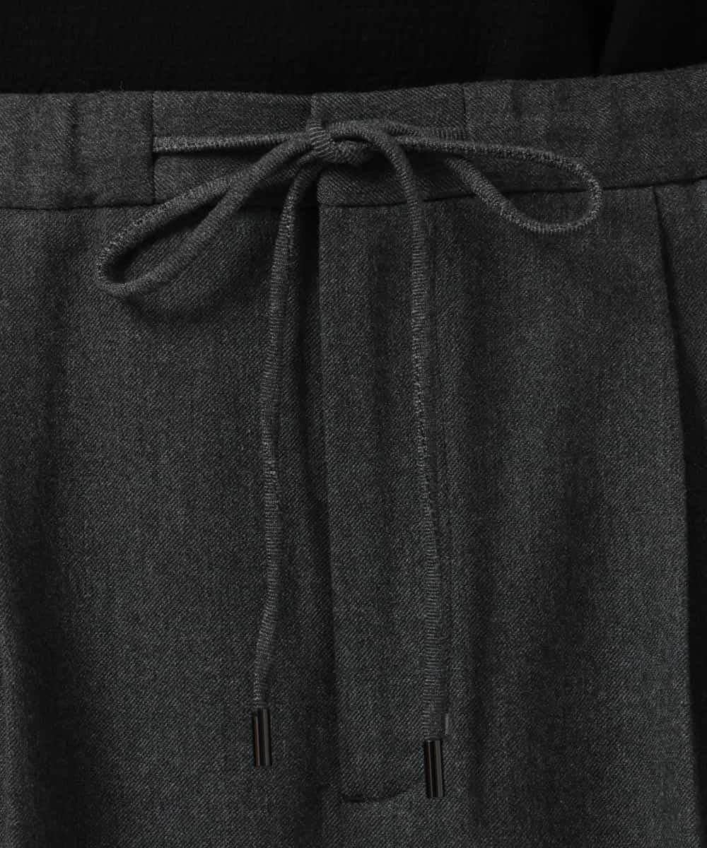 FMLAG40260 MICHEL KLEIN(ミッシェルクラン) センタープレスワイドパンツ グレー