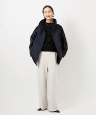 FMLDD02220 MICHEL KLEIN(ミッシェルクラン) [リラックスボトム]シームレスワイドパンツ ベージュ