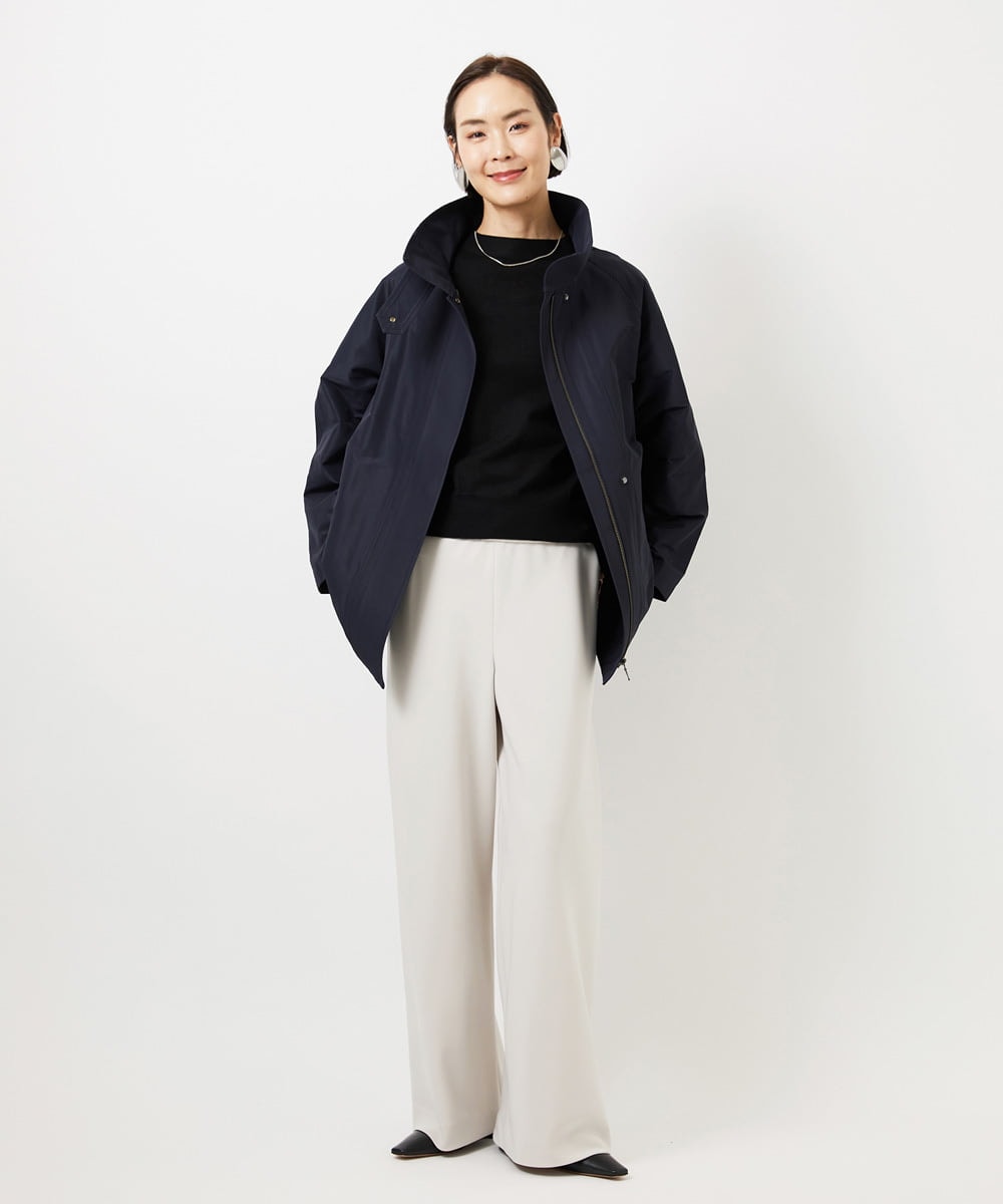 FMLDD02220 MICHEL KLEIN(ミッシェルクラン) [リラックスボトム]シームレスワイドパンツ ベージュ