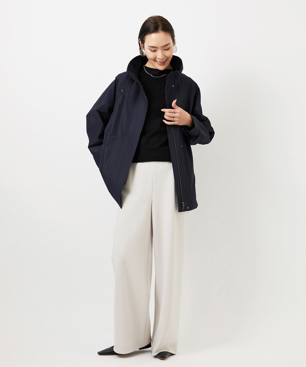 FMLDD02220 MICHEL KLEIN(ミッシェルクラン) [リラックスボトム]シームレスワイドパンツ ベージュ