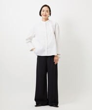 FMLDD02220 MICHEL KLEIN(ミッシェルクラン) [リラックスボトム]シームレスワイドパンツ ベージュ