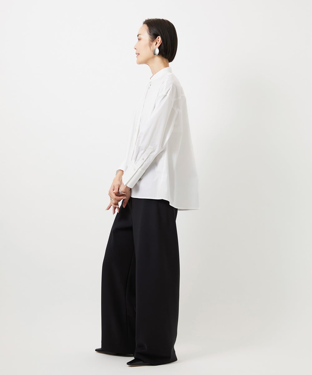 FMLDD02220 MICHEL KLEIN(ミッシェルクラン) [リラックスボトム]シームレスワイドパンツ ベージュ