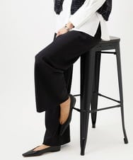 FMLDD02220 MICHEL KLEIN(ミッシェルクラン) [リラックスボトム]シームレスワイドパンツ ベージュ