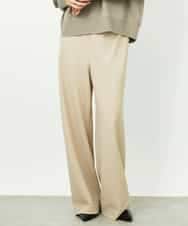 FMLDD02220 MICHEL KLEIN(ミッシェルクラン) [リラックスボトム]シームレスワイドパンツ ベージュ