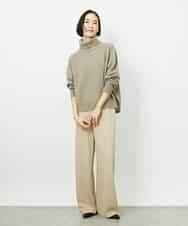 FMLDD02220 MICHEL KLEIN(ミッシェルクラン) [リラックスボトム]シームレスワイドパンツ ベージュ