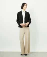 FMLDD02220 MICHEL KLEIN(ミッシェルクラン) [リラックスボトム]シームレスワイドパンツ ベージュ
