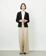 FMLDD02220 MICHEL KLEIN(ミッシェルクラン) [リラックスボトム]シームレスワイドパンツ ベージュ