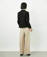 FMLDD02220 MICHEL KLEIN(ミッシェルクラン) [リラックスボトム]シームレスワイドパンツ ベージュ