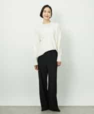 FMLDD02220 MICHEL KLEIN(ミッシェルクラン) [リラックスボトム]シームレスワイドパンツ ベージュ