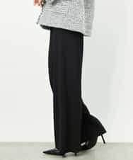 FMLDD02220 MICHEL KLEIN(ミッシェルクラン) [リラックスボトム]シームレスワイドパンツ ベージュ
