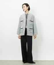 FMLDD02220 MICHEL KLEIN(ミッシェルクラン) [リラックスボトム]シームレスワイドパンツ ベージュ
