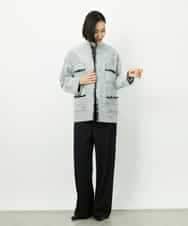 FMLDD02220 MICHEL KLEIN(ミッシェルクラン) [リラックスボトム]シームレスワイドパンツ ベージュ