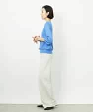 FMLDD02220 MICHEL KLEIN(ミッシェルクラン) [リラックスボトム]シームレスワイドパンツ ベージュ