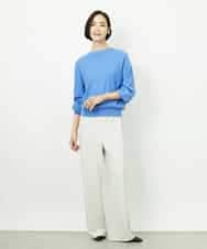 FMLDD02220 MICHEL KLEIN(ミッシェルクラン) [リラックスボトム]シームレスワイドパンツ ベージュ