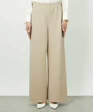 FMLDD02220 MICHEL KLEIN(ミッシェルクラン) [リラックスボトム]シームレスワイドパンツ ベージュ