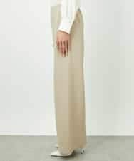 FMLDD02220 MICHEL KLEIN(ミッシェルクラン) [リラックスボトム]シームレスワイドパンツ ベージュ