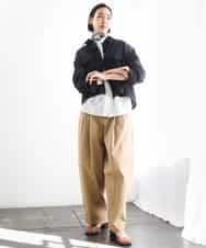 FMLGD02240 MICHEL KLEIN(ミッシェルクラン) チノバレルパンツ ベージュ