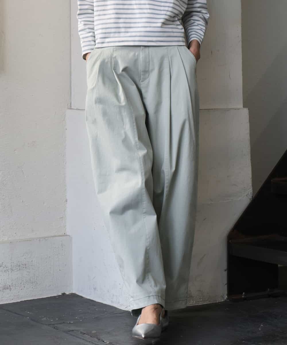 FMLGD02240 MICHEL KLEIN(ミッシェルクラン) チノバレルパンツ ベージュ
