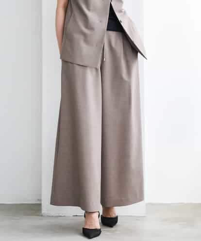FMLGD13280 MICHEL KLEIN [セットアップ対応/リラックスボトム]ドローストリングワイドパンツ