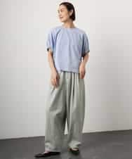 FMLGE01450 MICHEL KLEIN(ミッシェルクラン) [セットアップ対応]デニムバレルパンツ ライトグレー