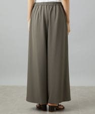 FMLHD02280 MICHEL KLEIN(ミッシェルクラン) [リラックスボトム]ドローストリング ワイドパンツ カーキ