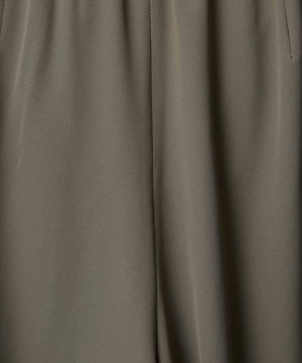 FMLHD02280 MICHEL KLEIN(ミッシェルクラン) [リラックスボトム]ドローストリング ワイドパンツ カーキ