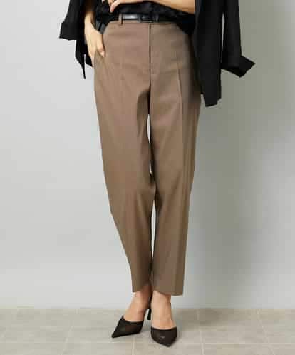 FMLHD08250 MICHEL KLEIN リネンストレッチ テーパードパンツ