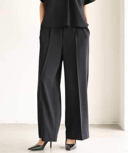 FMLJD03230 MICHEL KLEIN [セットアップ対応]センタープレスワイドパンツ