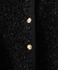 FMSAG41270 MICHEL KLEIN(ミッシェルクラン) ニットツイードジャケット ベージュ