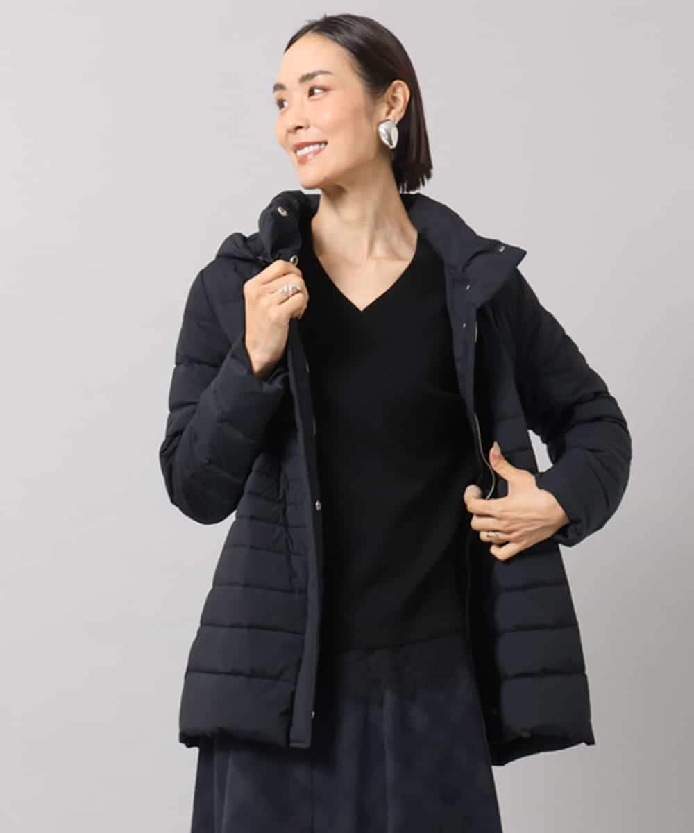 FMVBG40570 MICHEL KLEIN(ミッシェルクラン) [定番人気]ストレッチダウンジャケット ネイビー