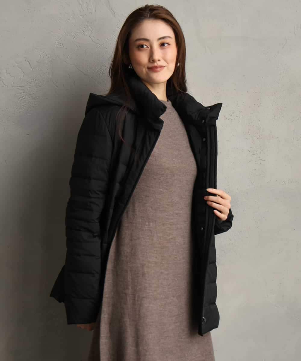 FMVBG40570 MICHEL KLEIN(ミッシェルクラン) [定番人気]ストレッチダウンジャケット ネイビー