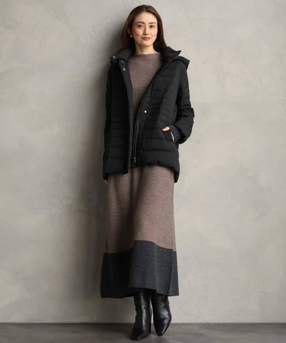 FMVBG40570 MICHEL KLEIN(ミッシェルクラン) [定番人気]ストレッチダウンジャケット ネイビー