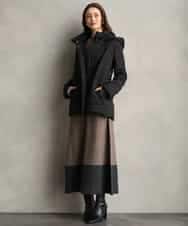 FMVBG40570 MICHEL KLEIN(ミッシェルクラン) [定番人気]ストレッチダウンジャケット ネイビー