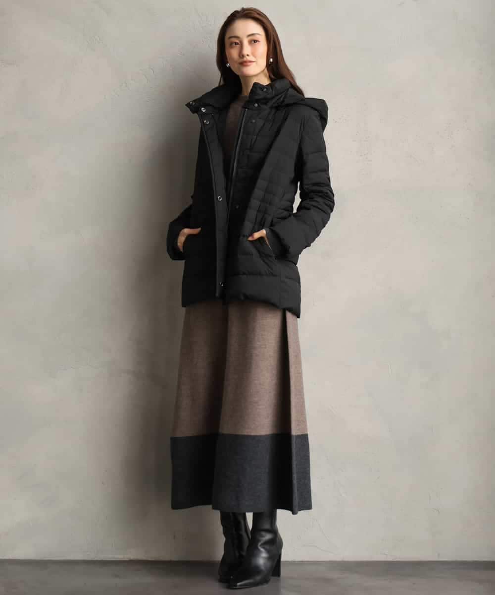 FMVBG40570 MICHEL KLEIN(ミッシェルクラン) [定番人気]ストレッチダウンジャケット ネイビー