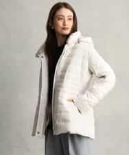FMVBG40570 MICHEL KLEIN(ミッシェルクラン) [定番人気]ストレッチダウンジャケット ネイビー