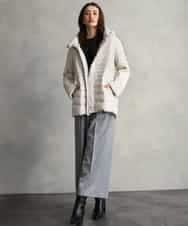 FMVBG40570 MICHEL KLEIN(ミッシェルクラン) [定番人気]ストレッチダウンジャケット ネイビー